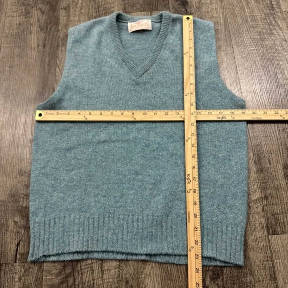 Vintage Jantzen Wool Sweater‎ Vest Light Blue